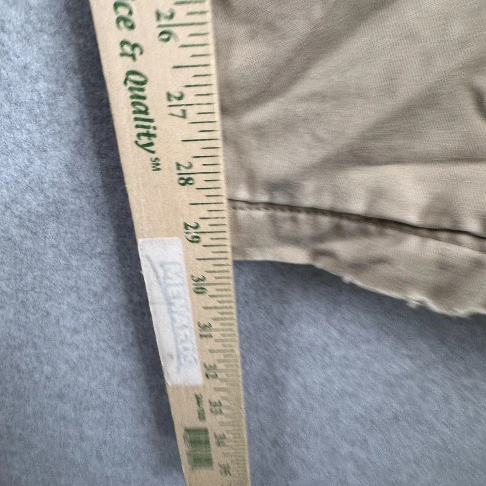 Old Navy Cargo Pants Mens 34x32 Tan Fleece Lined Straight Leg Cotton Utility Y2K